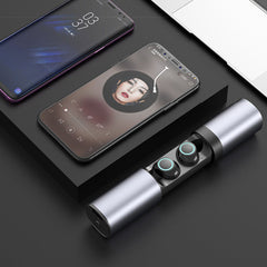 Portable Phone Charger with Bluetooth Headphones in One